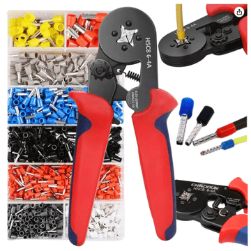 shumee Klešče za stiskanje ferule, klešče za stiskanje koncev žic, stiskalnica