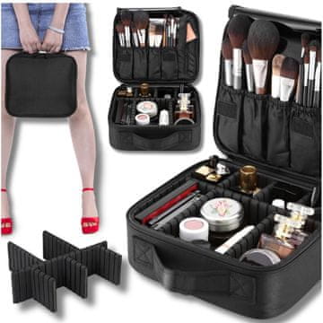 shumee Prostoren velik organizator za potovalno kozmetično torbico in predali za kozmetične torbice