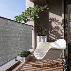 shumee Balkonska prevleka, vodoodporna terasna preproga, mrežasta ograja 0,8×5 m GoGarden