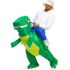 shumee Preobleka za kostum dinozavra, samonapihljiv napihljiv kostum dinozavra t-rexa
