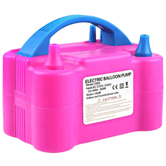 shumee Močna črpalka za napihovanje in pihanje balonov, električna, 2 šobi, hitra