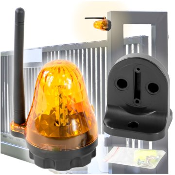 shumee Utripajoča luč z anteno za avtomatska vrata