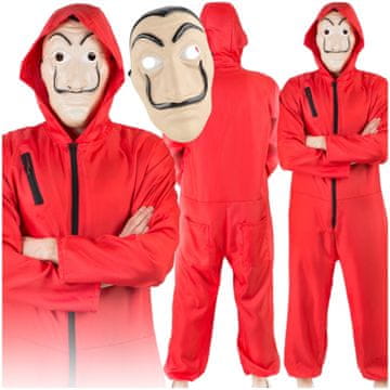 shumee Kostum Salvadorja Dalija, pustna obleka, kostumska maska, karnevalski kostum, l L