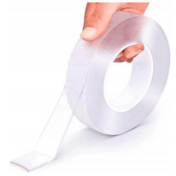 shumee Močan dvostranski nano lepilni trak, za večkratno uporabo, 3 m