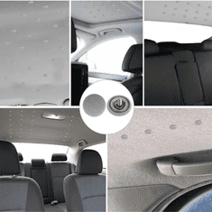 shumee Komplet za popravilo stropne obloge sivega avtomobila, regeneracija, zakovice, izvijač