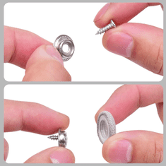 shumee Komplet za popravilo stropne obloge sivega avtomobila, regeneracija, zakovice, izvijač