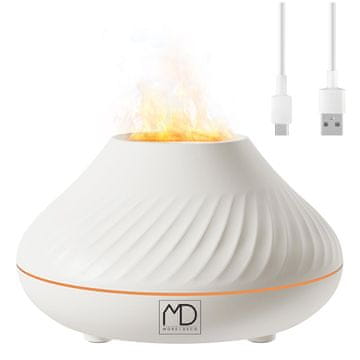 shumee Difuzor eteričnega olja za aromaterapijo, vlažilnik zraka, svetilka, ogenj