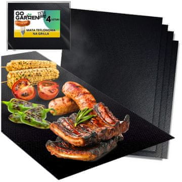 shumee Teflonska podloga za žar za peko, pladenj za žar za štedilnik, komplet 4 kosov