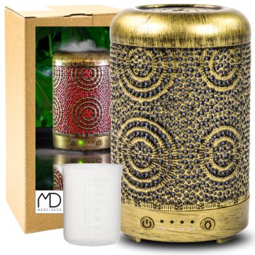 shumee Ultrazvočni vlažilec zraka z aroma difuzorjem zlate barve