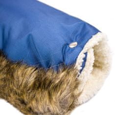 shumee Grelne rokavice, muf za voziček, sani, odporne proti vetru, tople, temno modre