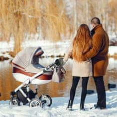 shumee Debele, tople flis rokavice za sani za voziček, zimske, univerzalne