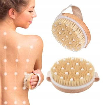 shumee MASAŽNA KRTAČA ZA SUHO IN MOKRO KOŽO, ANTICELULITNA NEGA NA DOMU