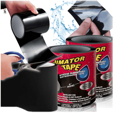 shumee 2x 10x150 cm vodoodporni samolepilni močni tesnilni trak za popravila