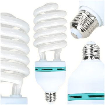 shumee Fotografska studijska svetilka s fiksno žarnico E27 5500K fluorescenčna sijalka 85W/400W