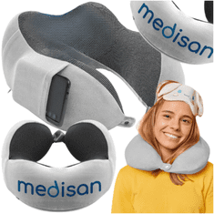shumee Ortopedska potovalna blazina za spanje, rogljiček, vzglavnik, spominska