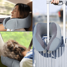 shumee Ortopedska potovalna blazina za spanje, rogljiček, vzglavnik, spominska