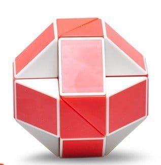 shumee Shengshou Snake Twist rdeče-bele barve