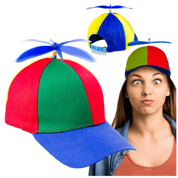 shumee KAPA S PROPELERJEM, BARVA, VIZIR, VETRNICA, MAVRICA, POLETJE