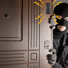 shumee Glasen protivlomni alarm za kolo z daljinskim upravljalnikom