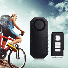 shumee Glasen protivlomni alarm za kolo z daljinskim upravljalnikom