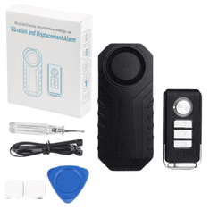 shumee Glasen protivlomni alarm za kolo z daljinskim upravljalnikom