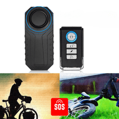 shumee Glasen protivlomni alarm za kolo z daljinskim upravljalnikom