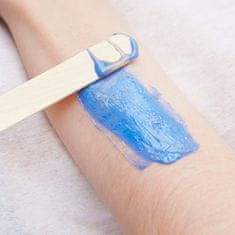 shumee Depilacijski vosek za britje nog, obraza, bikinija, kapljice, trdi modri, 100 gramov