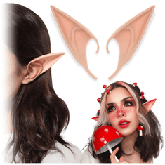 shumee Otroški kostum za odrasle z dolgimi prekrivnimi elementi z vilinskimi ušesi