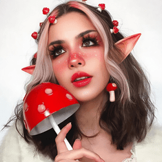 shumee Otroški kostum za odrasle z dolgimi prekrivnimi elementi z vilinskimi ušesi