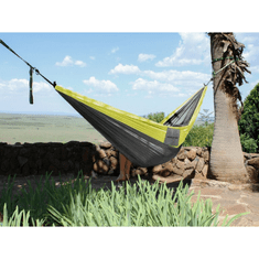 shumee Lahka potovalna viseča mreža 260 x 140, velika viseča mreža za preživetje in kampiranje, XXL