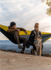 shumee Lahka potovalna viseča mreža 260 x 140, velika viseča mreža za preživetje in kampiranje, XXL