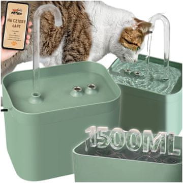 shumee Fontana za hišne ljubljenčke - avtomatska fontana za vodo za pse in mačke