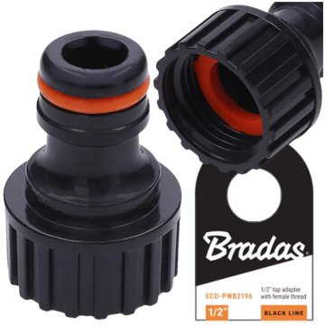 shumee Priključek za cev za pipo, hitri priključek, vrtni priključek, gw 12, nalepka Bradas