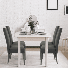 shumee Univerzalna prevleka za stol, elastična, močna in trpežna, grafitna