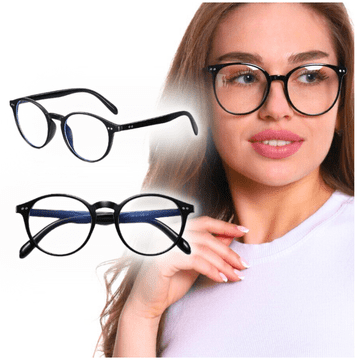 shumee Očala Power 0 - črni okvirji