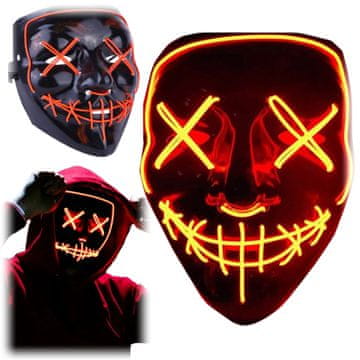 shumee Svetleča maska NM22J36A rdeča