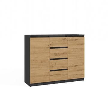 shumee Malwa komoda 2D4S/120 ANTRACIT ARTISAN