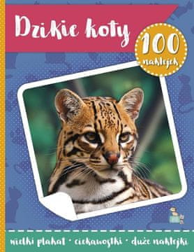 shumee 100 nalepk s plakati divjih mačk