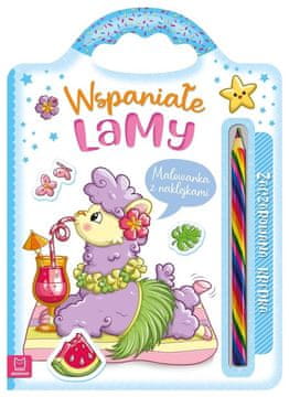 shumee Čudovite lame. Pobarvanka z nalepkami.