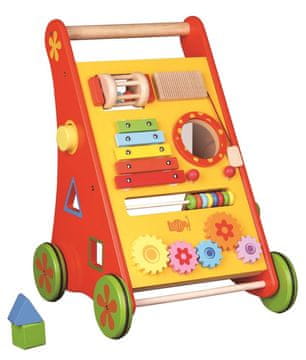 shumee LELIN Leseni glasbeni voziček za vožnjo 9 v 1