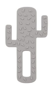 shumee Silikonsko grizalo MINIKOIOI, sivo, kaktus