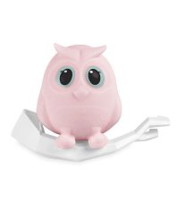 shumee Mel the Owl - roza LED nočna lučka - Flow Amsterdam