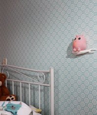 shumee Mel the Owl - roza LED nočna lučka - Flow Amsterdam