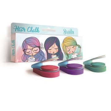 shumee Pralne krede za lase Snails, 3 kosi