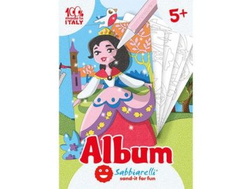 shumee Sabbiarelli - Album za slikanje s čarobnim peskom - Princese