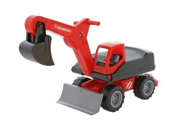 shumee Vožnje z mega kolesnim bagrom Red Mammoet