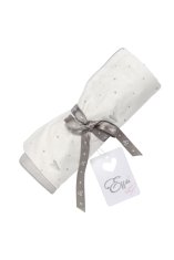 shumee Dvostranska odeja Effik bela s sivimi srčki, Małgosia Socha