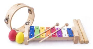 shumee Komplet 8 lesenih instrumentov - Woody