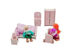 shumee Komplet pohištva za hišico za punčke Lelin