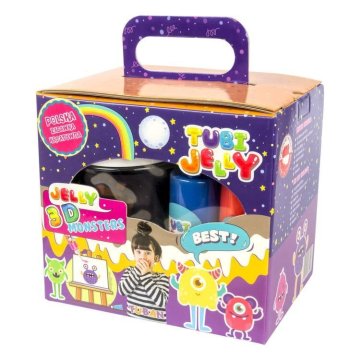 shumee TUBI JELLY SET Gel tekočine 6 BARV MALI AKVARIJ - POŠASTI